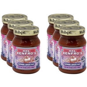 Mrs Renfro Salsa Raspberry Chipotle - Case of 6 - 16 oz - 1 of 2