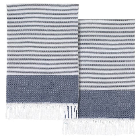 Linum Home Textiles Denzi Bath Towels - Set of 4 - Grey