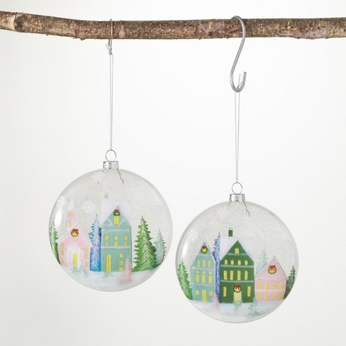 4.5h Sullivans Metallic Holly Ball Ornaments; Multicolored Christmas  Ornaments : Target