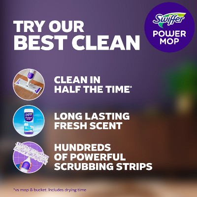 Swiffer Power Mop Multi-Surface Kit with Scrubbing Strips