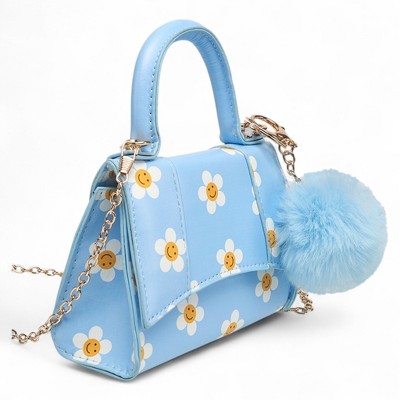 Willow & Ruby Girls' Smiley Daisy Print Mini Top Handle Crossbody Bag for Kids (Youth) - image 3