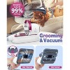 Kakipi Pet Grooming Kit & Vacuum, Includes Clippers, Dryer, Shedding Brush, 1.5L Dust Cup, 2 Filters, Quiet Pet Grooming for Dogs & Cats, Easy to Use - 3 of 4