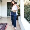 Anna-Kaci Women's Loose Tapered Crop Denim Pants - 2 of 4