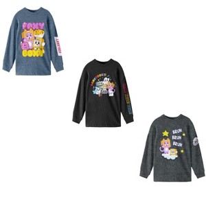 LankyBox Character Art 3-Pack Crew Neck Long Sleeve Youth Boy’s Tee Set - 1 of 4