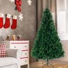 GlasFlength Artificial Trees Premium PVC Full Christmas Tree with Iron Stand Fashion Design for Holiday Decor, Green, 45"*45"*94.49" - 4 of 4
