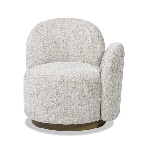 Jennifer Taylor Home Duo 31.5" RAF One-Arm Swivel Accent Chair - 1 of 4