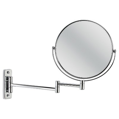 8" Cosmo Double Sided Wall Mount Magnifying Vanity Mirror Chrome - Better Living Products