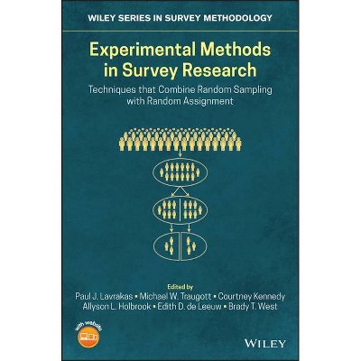 Experimental Methods in Survey Research - (Wiley Survey Methodology) (Hardcover)