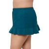 Aqua Green, Women's Ruffle Skirted Bottom - 2 of 3
