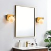 Elegant Lighting Jillian 1 light Chrome and frosted white Bath Sconce - 2 of 4