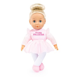 Bayer: Prima Ballerina Doll - 13" Pink Tutu Dress - Plays 2 Classic Ballet Music Songs, Soft Body, Open/Closes Eyes, Blonde - 1 of 4
