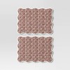 2pk Reversible Placemat Scallop - 4 of 4