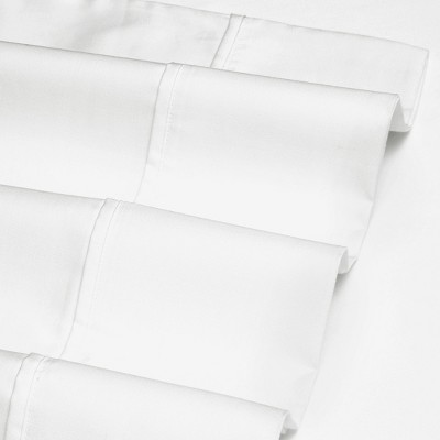 Antique White King Cotton Sateen Deep Pocket Sheet Set