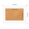 Amanti Art Cabinet White Framed Corkboard, Natural Cork - 4 of 4