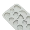 Unique Bargains Chocolate Mould 16-Cavity Fruit Variety Candy Mould Hand Wash Gray 8.27"x4.88"x0.63" 1 Pc - 4 of 4