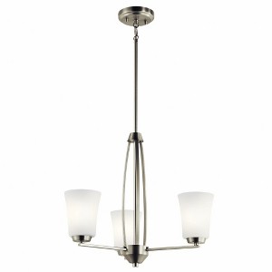 Kichler Lighting Tao 3 - Light Chandelier in  Brushed Nickel - 1 of 1