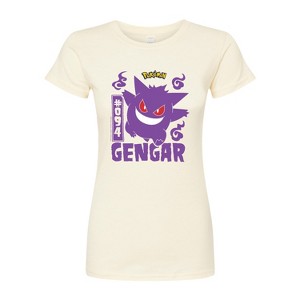 Women's - Pokémon - Gengar Juniors Fitted Graphic T-Shirt - 1 of 3