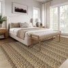 Machine Washable Rug Non Slip Non Shedding Area Rug Modern Print Braided Low Pile Foldable Indoor Carpet for Living Room Bedroom - 4 of 4