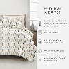 Paisley, Damask & Soft Farmhouse Prints 3PC Duvet Cover & Shams Set, Ultra Soft, Easy Care - Becky Cameron - 3 of 4