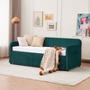 Twin Size Upholstered Daybed with Trundle for Bedroom, Living Room, or Guest Room - 3 of 4