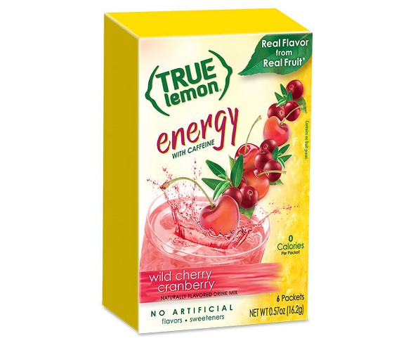 True Lemon Wild Cherry Cranberry Energy - 6ct/.57oz Sticks