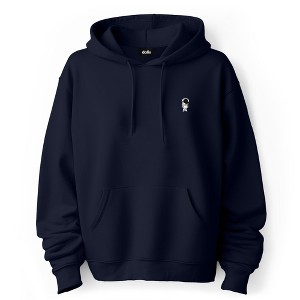 Dalix Astronaut Embroidered Fleece Zip Hoodie Cold Fall Winter Mens - 1 of 4