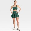 Women's Woven Shirred Skort - All In Motion™ - 3 of 4