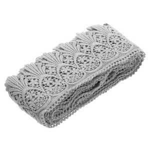 Unique Bargains Cotton Vintage Hollow Lace Decorative Ribbon Trim 4.8 Yards x 3 Inch - 1 of 3