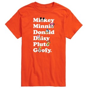 Men's - Disney - Character Logo Short Sleeve Graphic T-Shirt - 1 of 4