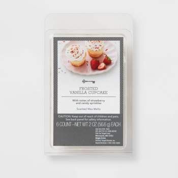 6 Cube Melt Frosted Vanilla Cupcake - Threshold™