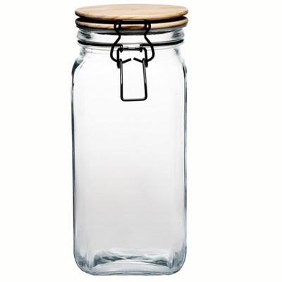 mDesign Juego de 4 recipientes para alimentos – Botes organizadores  herméticos de plástico para cocina y nevera – Organizador de cocina sin BPA  para