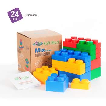 UNiPLAY Mix Set Soft Building Blocks for Early Learning Educational and Sensory Toy for Infants and Toddlers