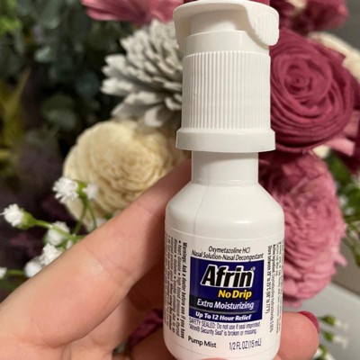 Afrin Nasal Spray No Drip Extra Moisturizing Nasal Congestion Relief
