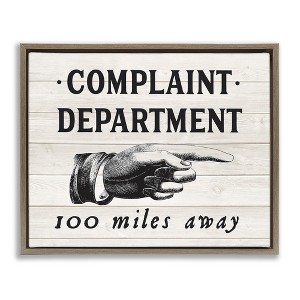 Stupell Industries Complaint Department 100 Miles Away, 21" x 17" - 1 of 4