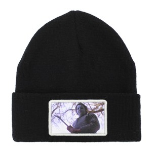Halloween 6 Michael Myers Screenshot Adult Cuffed Beanie - 1 of 4