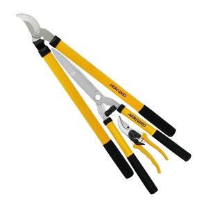 CENTURION 1222 3 Piece Lopper, Hedge Shear, and Pruner Branch Cutting Combo Set - 1 of 4