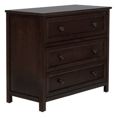 Schoolhouse 4.0 Wood 3 Drawer Chest Chocolate - Hillsdale Furniture