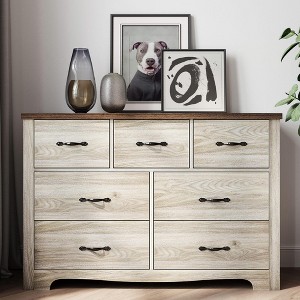 Drawers Dresser for Bedroom, Wood Bedroom Dresser Modern Drawer Chest - 1 of 4