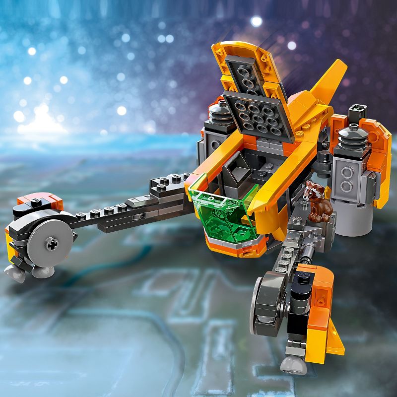 LEGO Marvel Baby Rocket&#39;s Ship 76254 Building Toy Set, 5 of 8