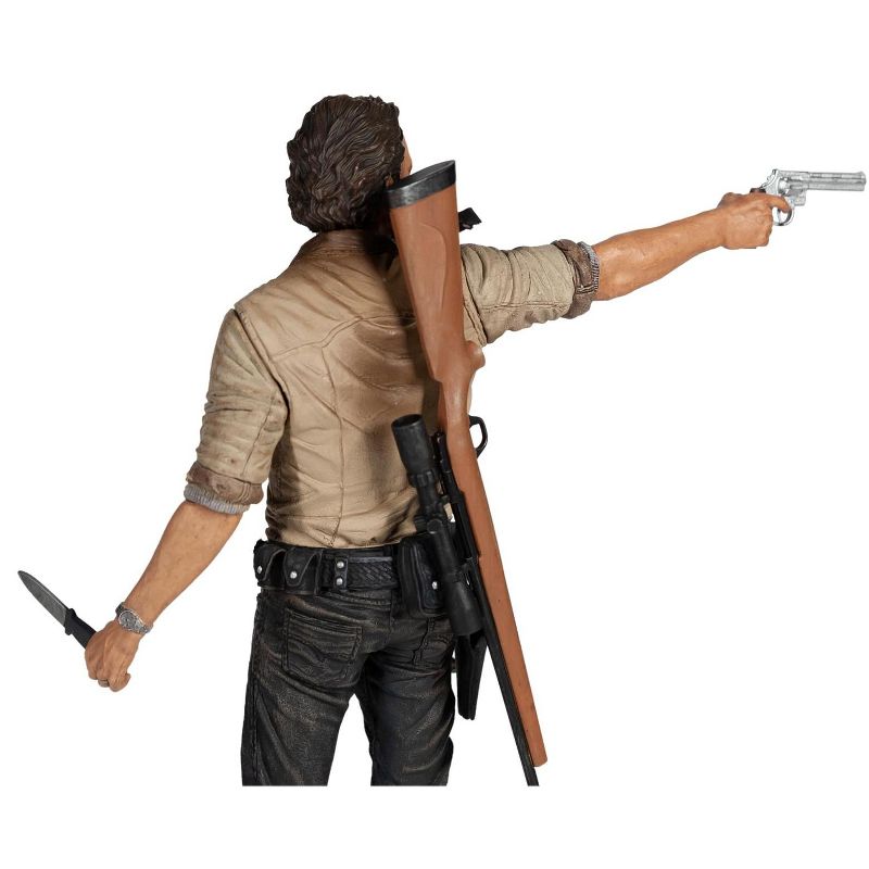 Mcfarlane Toys The Walking Dead Rick Grimes Deluxe Poseable Figure | Measures 10 Inches Tall, 3 of 8
