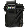 Steeltime Genuine leather handbag , Containing accessible pockets. Color Options: Black, Brown, Navy, Purple, Red, Mint - 3 of 4