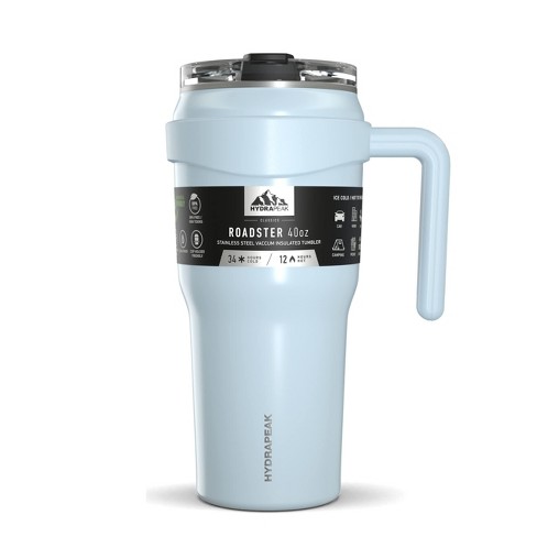 Hydrapeak Roadster 40oz Stainless Steel Tumbler Double Wall Vacuum Insulated Water Bottle With Handle & 2 in 1 Straw Lid - image 1 of 4