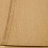 Springcrest Collection Set of 2 Softback Bell Lamp Shades Tan Brown Medium 7" Top x 14" Bottom x 11" Slant Spider with Replacement Harp Finial Fitting - 2 of 4