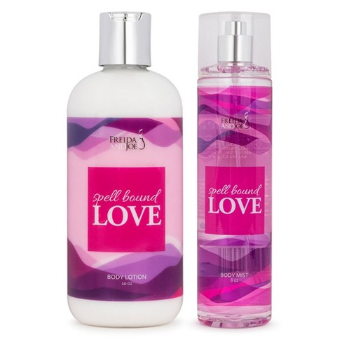 Freida Joe Spell Bound Love Fragrance Lotion Body Mist Set