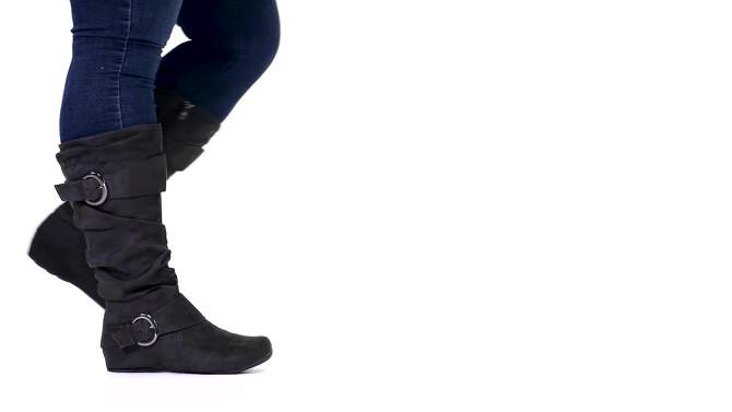 Journee Collection Extra Wide Calf Women's Jester-01 Boot, 2 of 10, play video