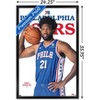Trends International NBA Philadelphia 76ers - Joel Embiid Feature Series 23 Framed Wall Poster Prints - 3 of 4
