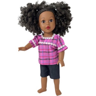 Doll Clothes Superstore Denim Short Set Fits 18 Inch Girl Dolls Like American Girl Our Generation My Life Dolls