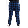 #followMe Men's Microfleece Buffalo Plaid Pajama Pants with Pockets: Comfortable Joggers - 3 of 3
