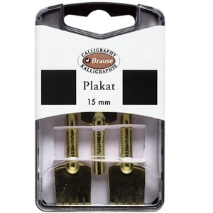 Brause Plakat Calligraphy Nibs - Box of 3 nibs - 15 mm - 1 of 2