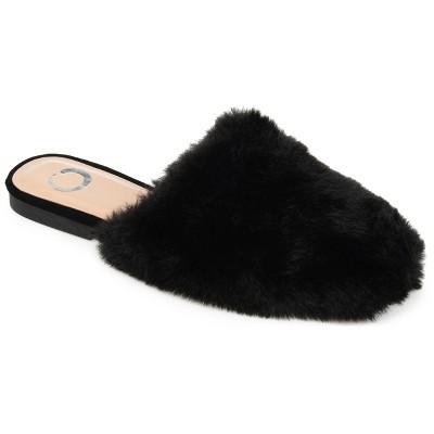 Journee Collection Women's Faux Fur Evelin Mule